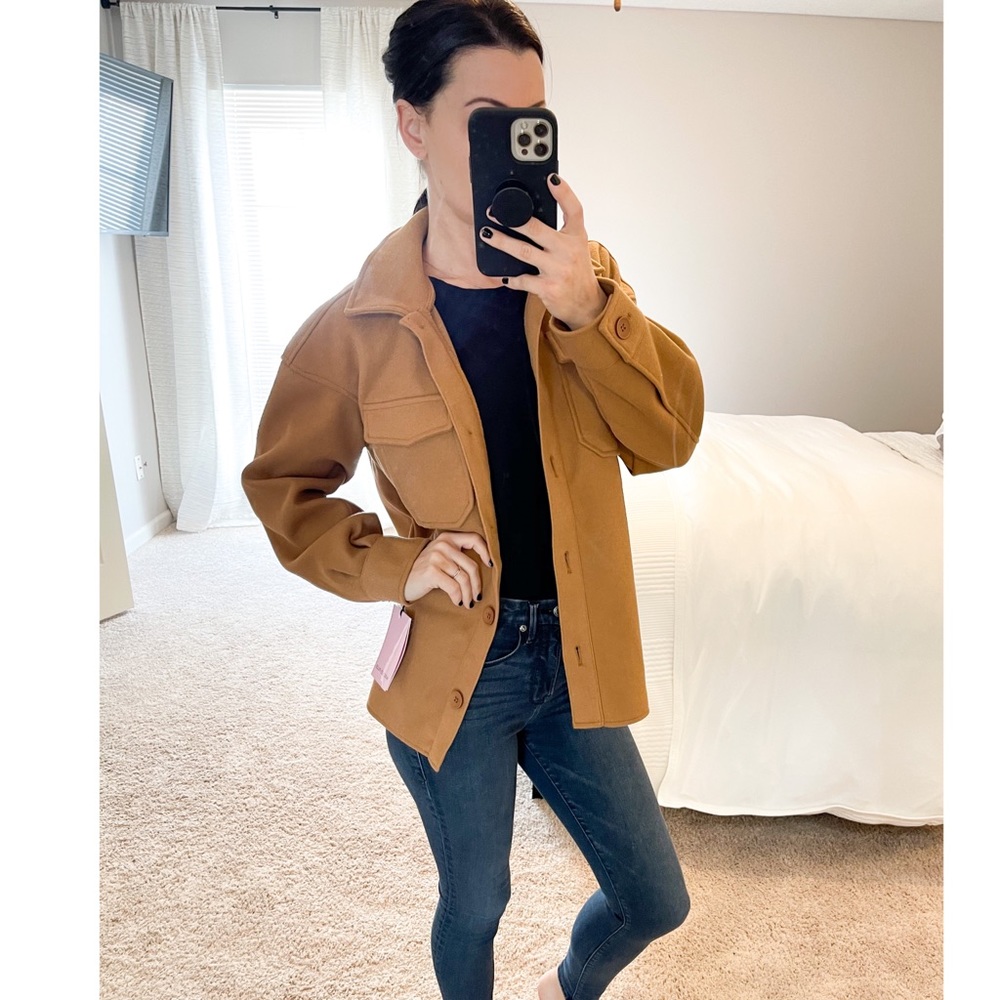 Avec Les Filles | Boyfriend Oversized Shacket Jacket NWT - Picture 2 of 7